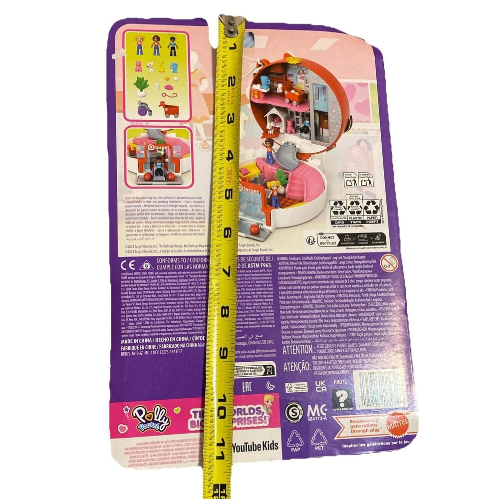 Polly Pocket TARGET BULLSEYE ADVENTURE Exclusive Playset NWT Doll Mini - Picture 9 of 13